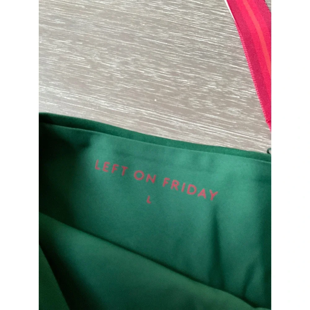 Left On Friday Barrel Bottom Tropics Green Size Large New With Tags